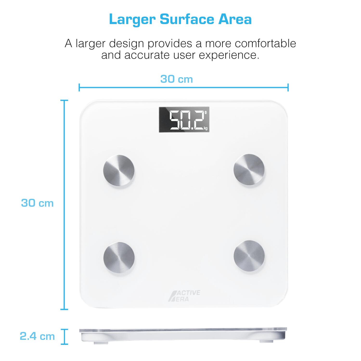 Active Era Smart Bathroom Scales - V1 White 7/7