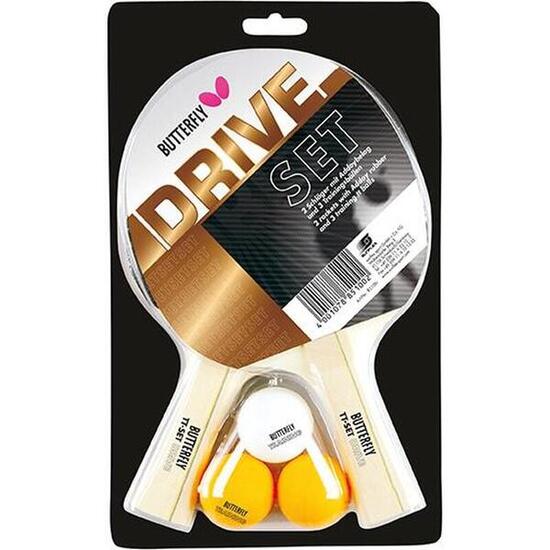 Paletki Do Ping Ponga Butterfly Drive Zestaw Do Ping Ponga Tenisa Stołowego