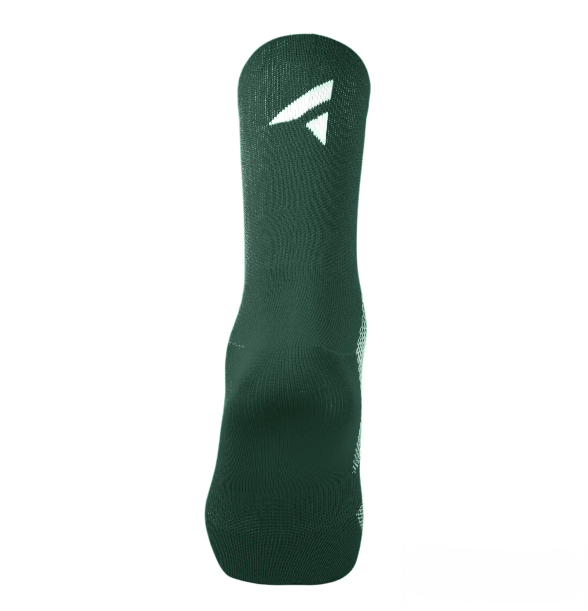 CALCETIN DE CICLISMO ADULTO 4CIC VERDE OSCURO 2/2