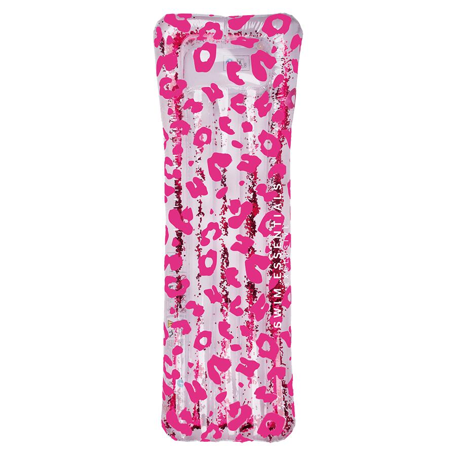 SWIM ESSENTIALS Luftiger Luxus -Panter -Druck Neon 177 cm