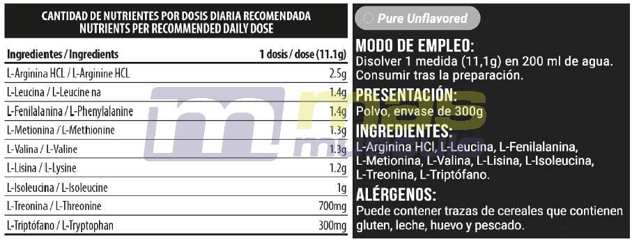 Real Amino Arginine - 300g Ultra Pure de BIG 3/3