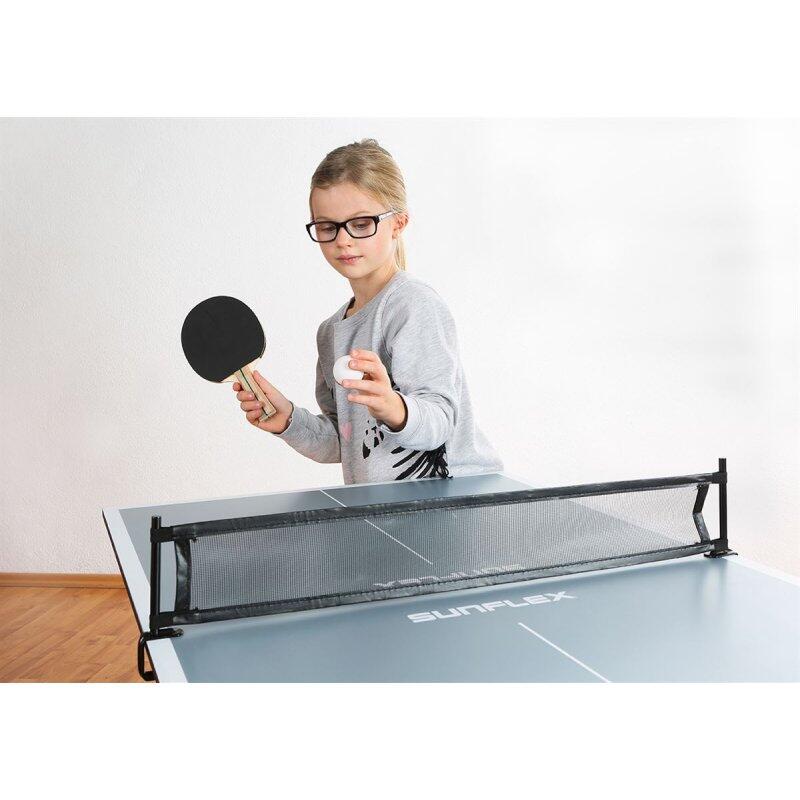 Tischtennisplatte Midi Tischtennis Tisch Platte Indoor mit Tischtennisnetz blau