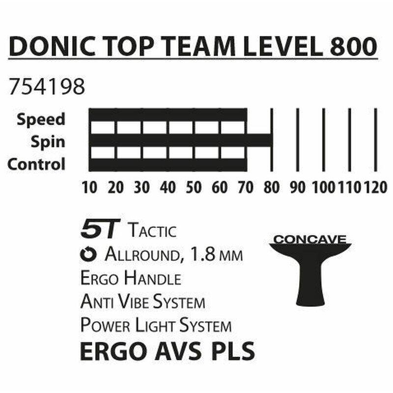 Racchetta da ping pong Donic Top Team 800 5/6