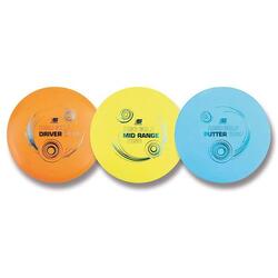 Jeu de lancer- Sunflex- Set de 3 disques - Coloris aléatoires