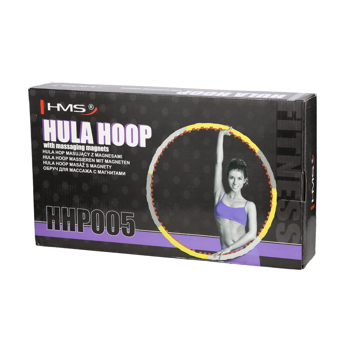 Masážní hula hoop obruč HMS HHP005 85 cm 7/7