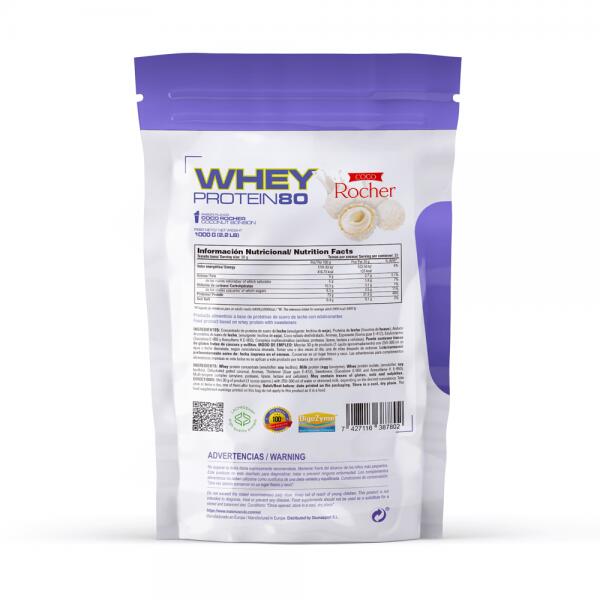 Whey Protein80 - Integratori Coco Rocher MM Supplements da 1Kg 2/3