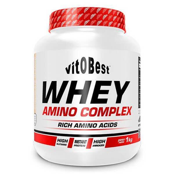 VitOBest - Whey Amino Complex 1 Kg - Com L-Glutamina e L-Taurina