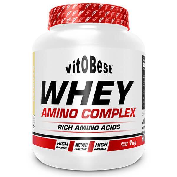 VitOBest - Whey Amino Complex 1 Kg - Com L-Glutamina e L-Taurina