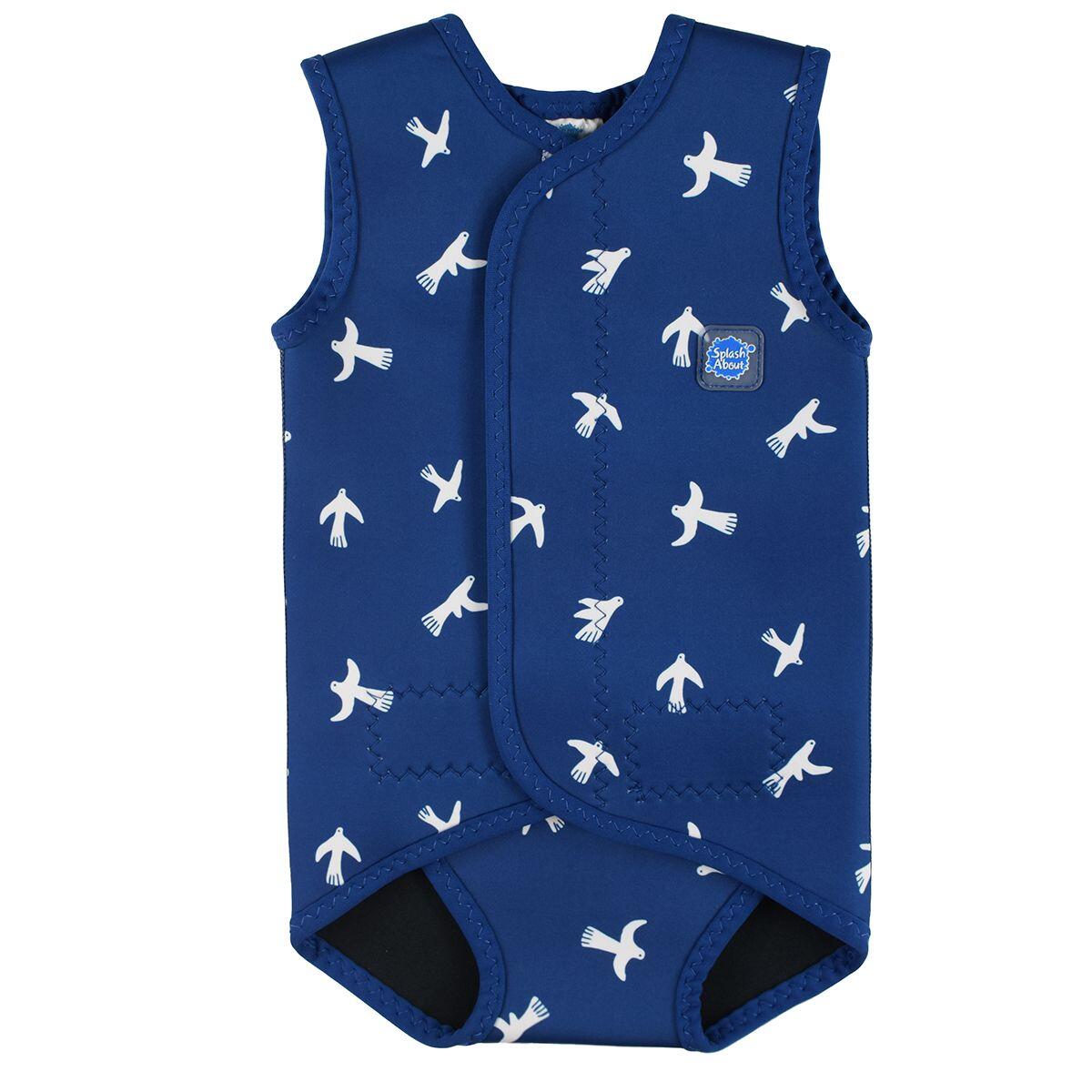 SPLASH ABOUT Splash About Baby Wrap Wetsuit, White Birds