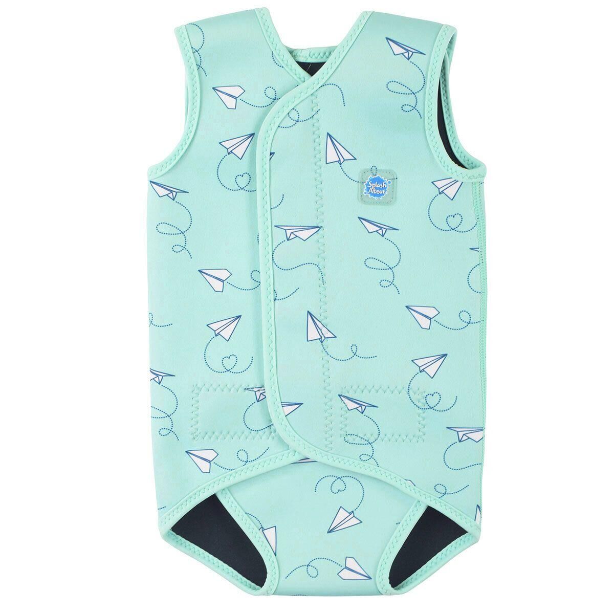 SPLASH ABOUT Splash About Baby Wrap Wetsuit, Paper Planes, 0-6 Months