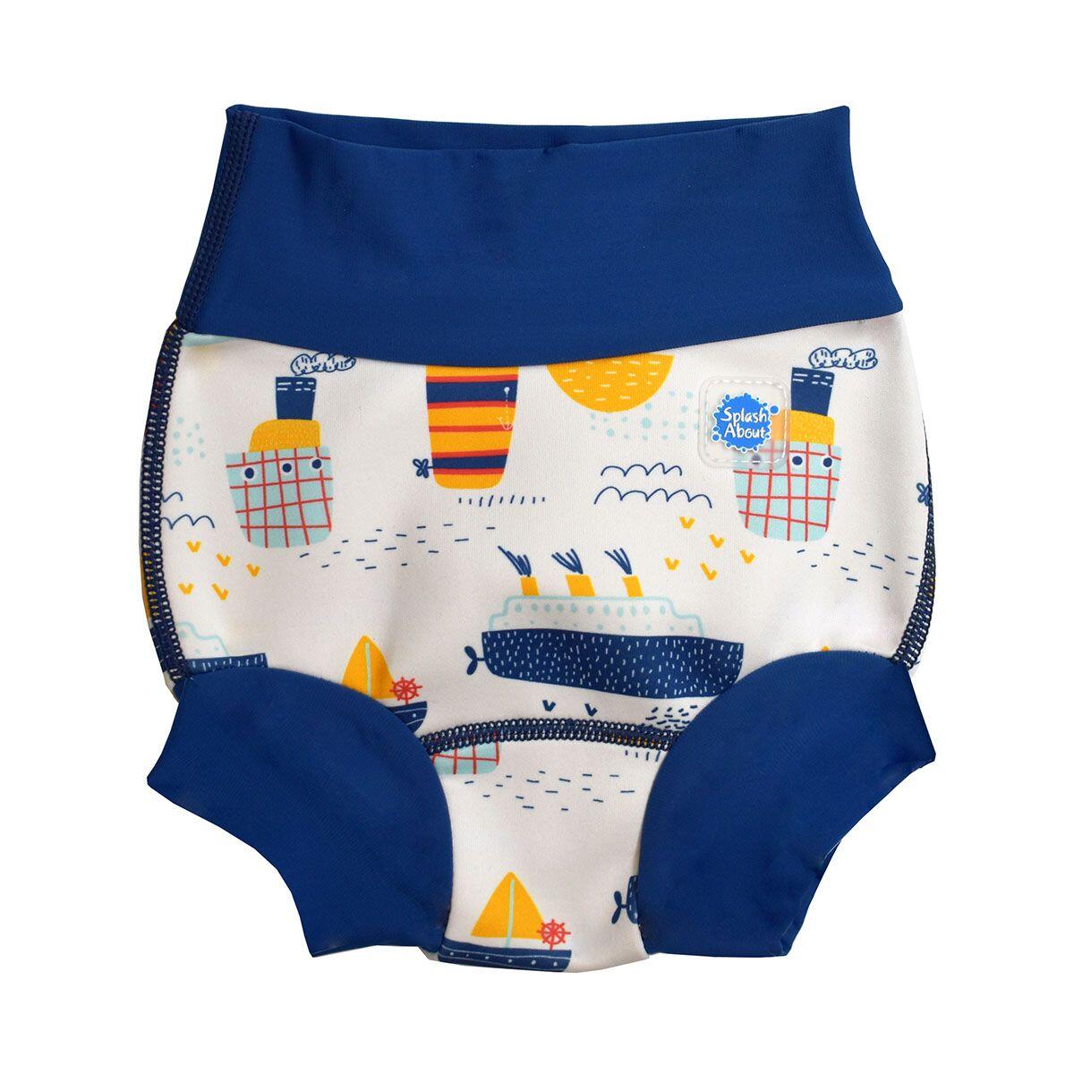 SPLASH ABOUT Splash About Happy Nappy Reusable Swim Nappy, Tug Boats