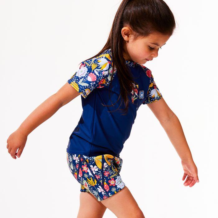 Splash About Kids Short Sleeve Rash Top, Garden Delight 4/4