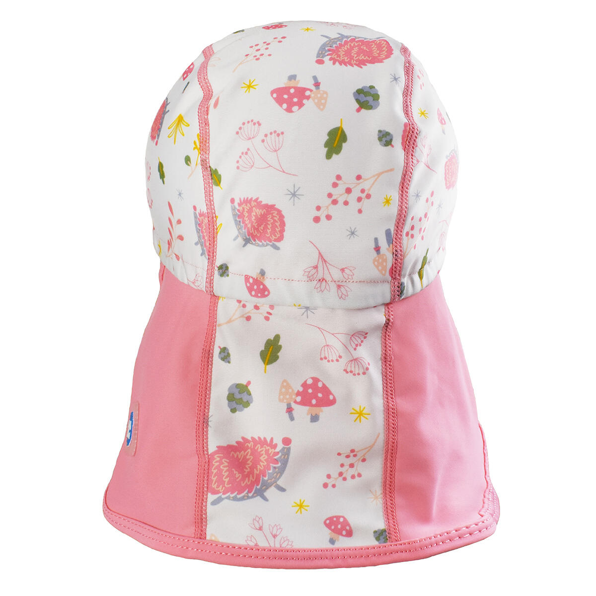 Splash About Baby Kids Legionnaire Sun Hat, Forest Walk 1-3 Years - Pink/White