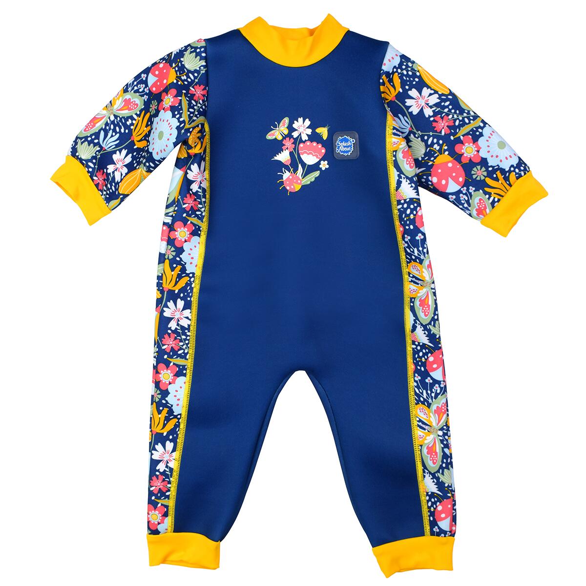 Splash About Warm in One Baby Wetsuit, Strawberry Field, 0-3 Maanden