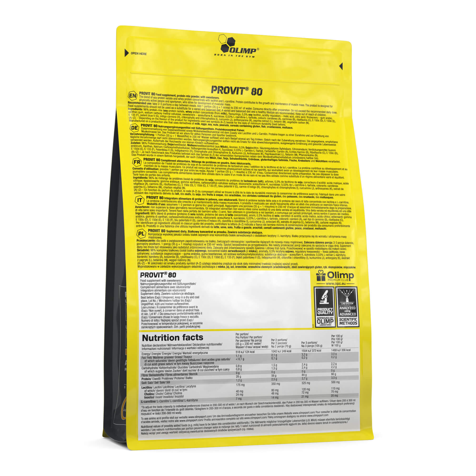Odżywka białkowa Olimp Provit® 80 - 700 g Czekolada 2/3
