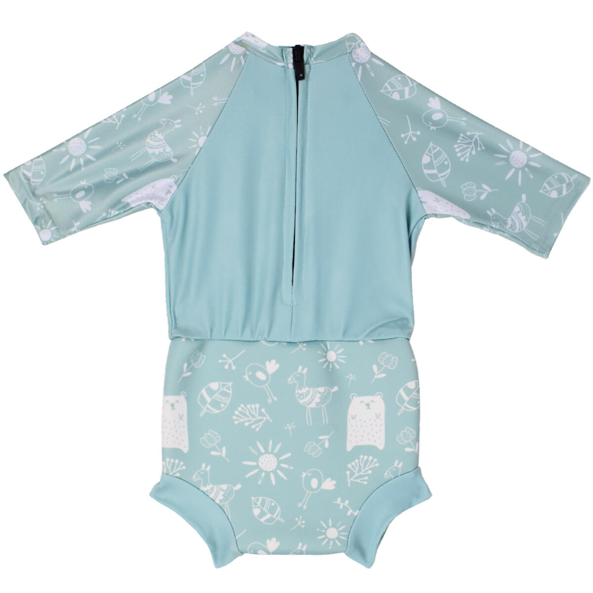 Splash About Happy Nappy Sunsuit, Sunny Bear 2/4