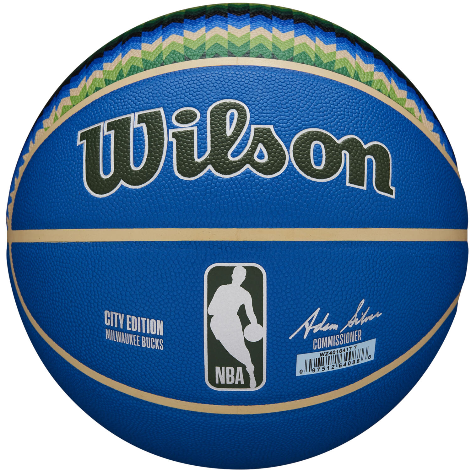 Bola de basquetebol NBA Team City Collector Milwaukee Bucks Ball 2/2