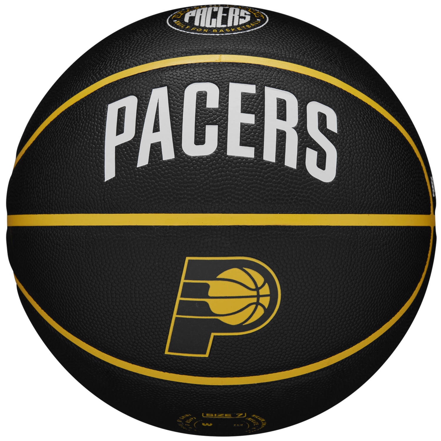Wilson - Ballon De Basket Nba Team City Collector Indiana Pacers Ball - Ballon De Basket - Jaune|noir - 7 - Decathlon