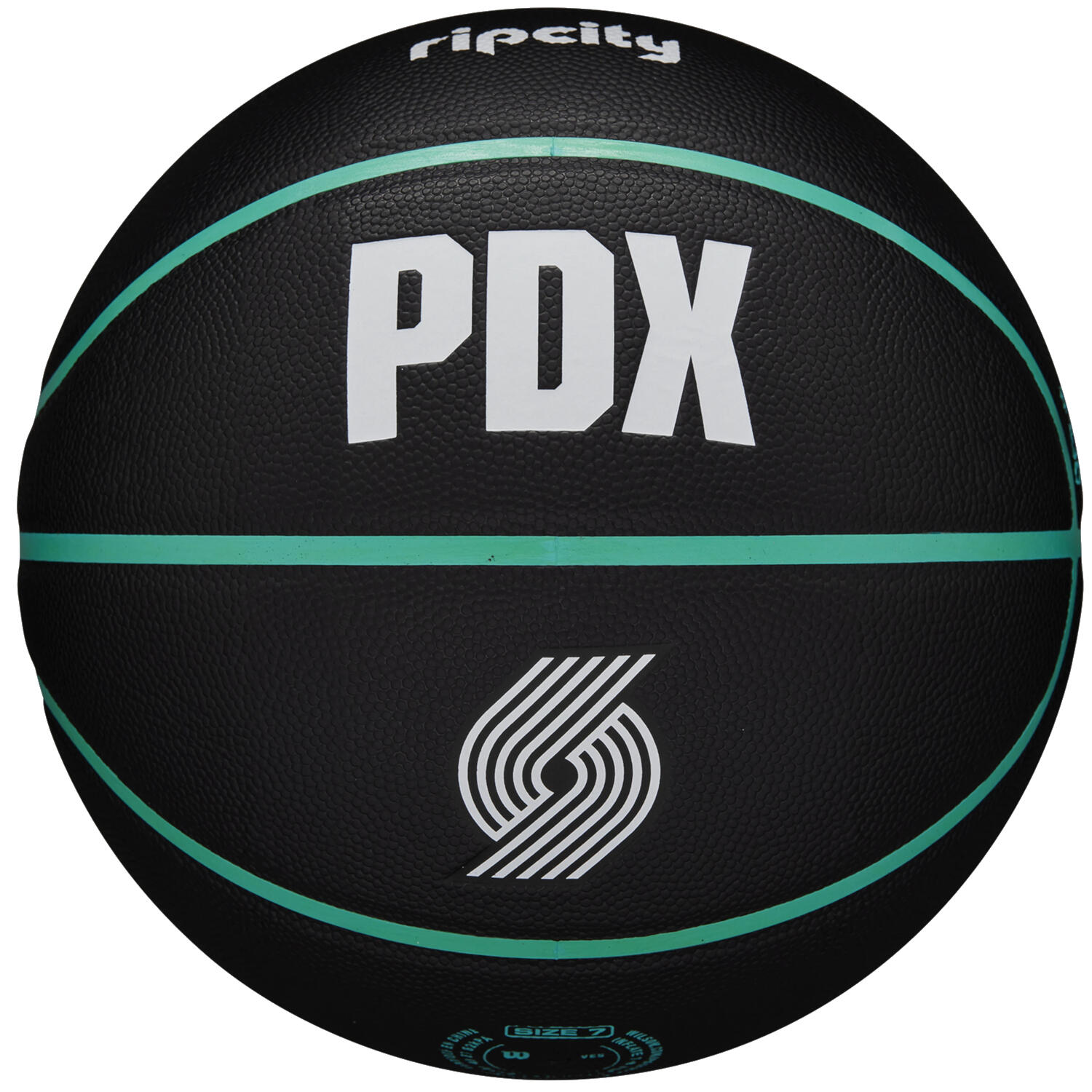 Wilson - Ballon De Basket Nba Team City Collector Portland Trail Blazers Ball - Ballon De Basket - Noir - 7 - Decathlon