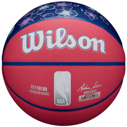 Piłka do koszykówki Wilson NBA Team City Collector rozmiar 7
