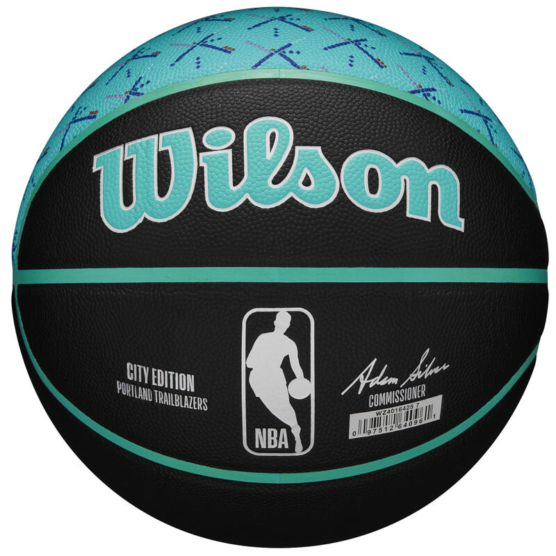 Bola de basquetebol Wilson NBA Team City Collector Portland Trail Blazers Ball