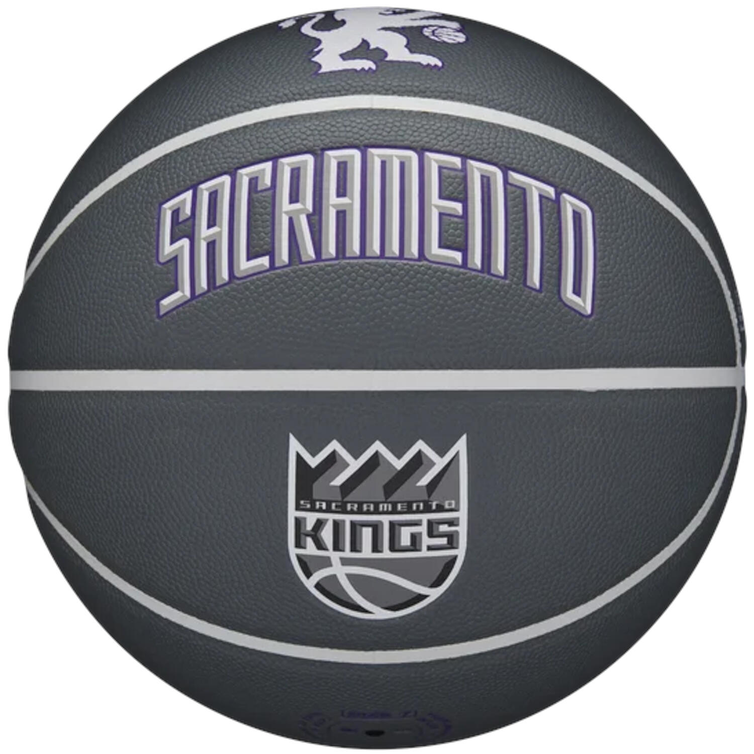 Wilson - Ballon De Basket Nba Team City Collector Sacramento Kings Ball - Ballon De Basket - Gris - 7 - Decathlon