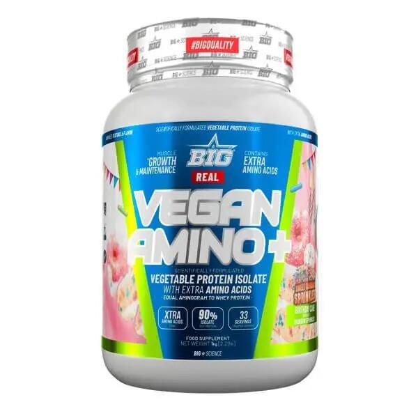 Real vegan amino+ - 1kg Leite com Canela da BIG 4/7