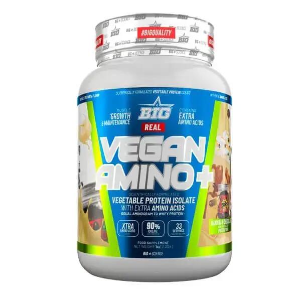Real vegan amino+ - 1kg Leite com Canela da BIG 5/7