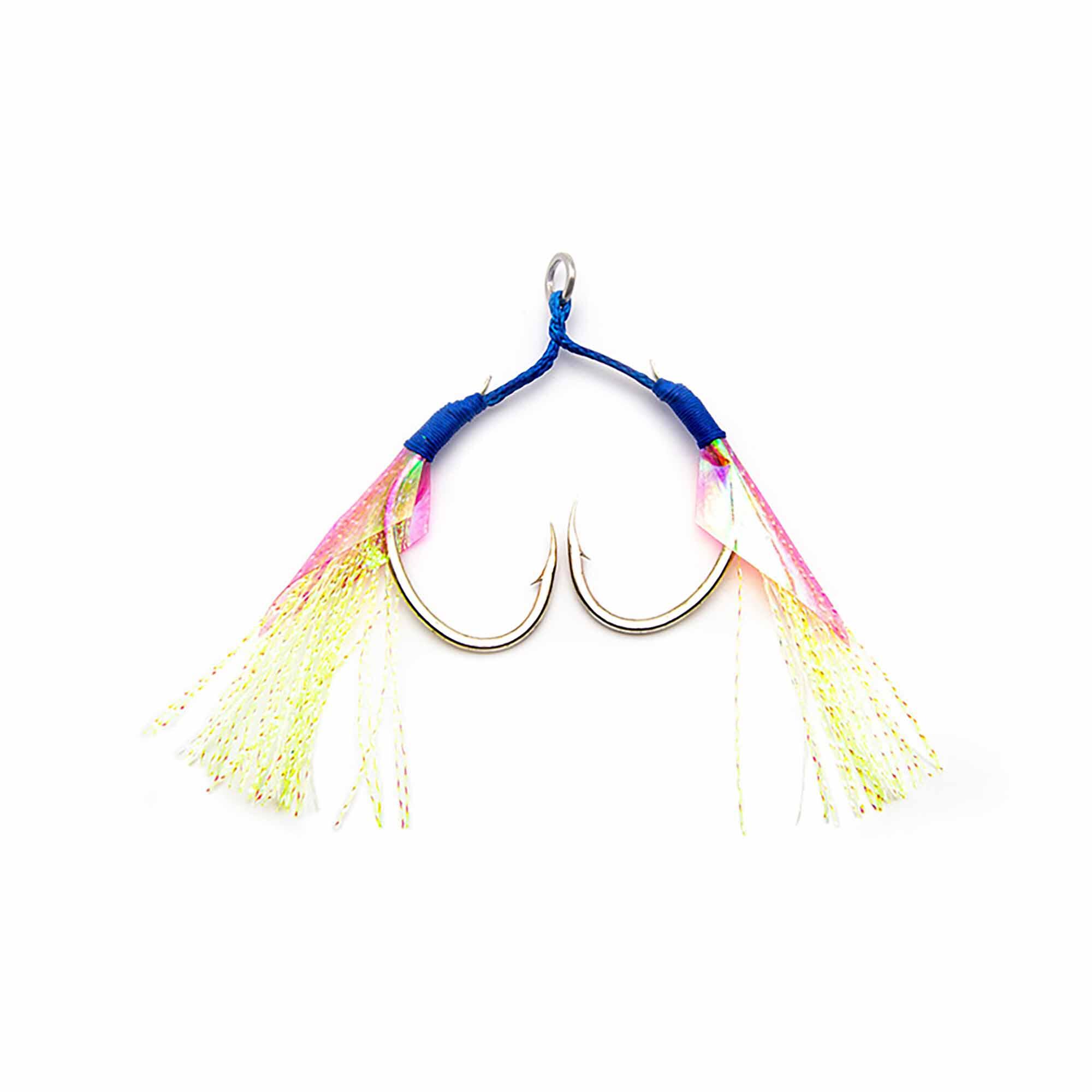 Jig pesca jigging spinning Swaver 150 g azul montaje JLC 3/4
