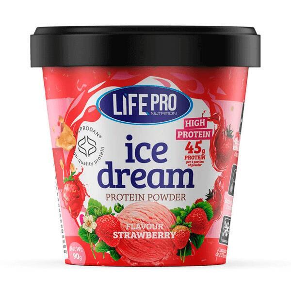Ice Dream (Helado Proteico) - 90g Fresa de LifePRO