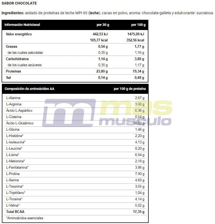 Casein Protein 100% - 1Kg Chocolate VitoBest 4/4