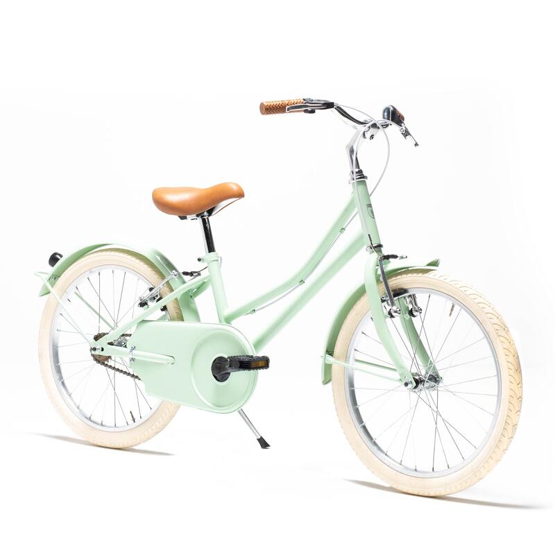 Bicicleta infantil retro Capri Mini 20" Verde Pastel