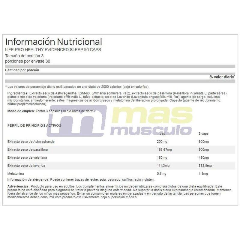 Evidenced Sleep - 90 Cápsulas Veganas LifePRO