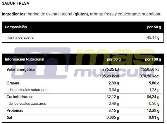 Farine d'avoine - 2kg Fraise de VitoBest 3/3
