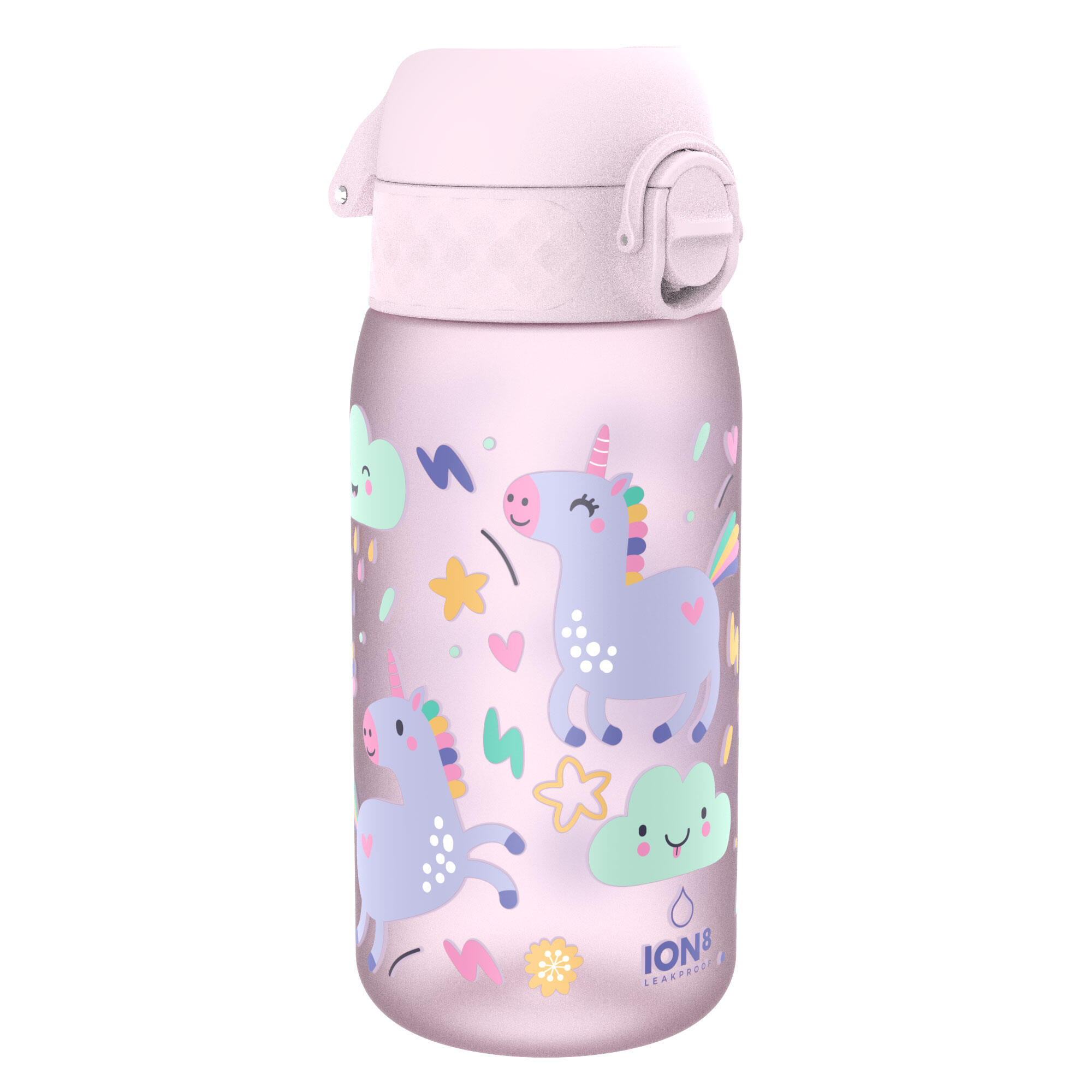 Bidon dziecięcy ION8 350ml z atestem PZH – szczelny, lekki, bez BPA