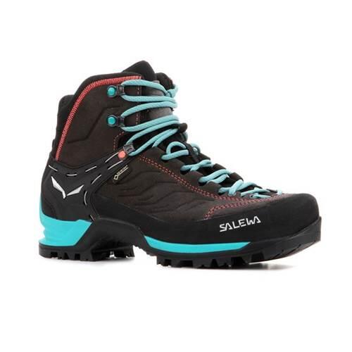 Buty trekkingowe damskie Salewa WS Mtn Trainer Mid Gtx czarne,turkusowe