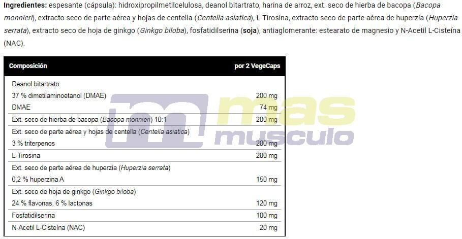 NutriMind - 60 Cápsulas vegetales VitoBest 2/2