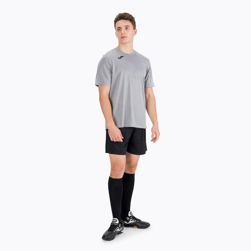 Camiseta Manga Corta Fútbol Hombre Joma Combi Gris Melange