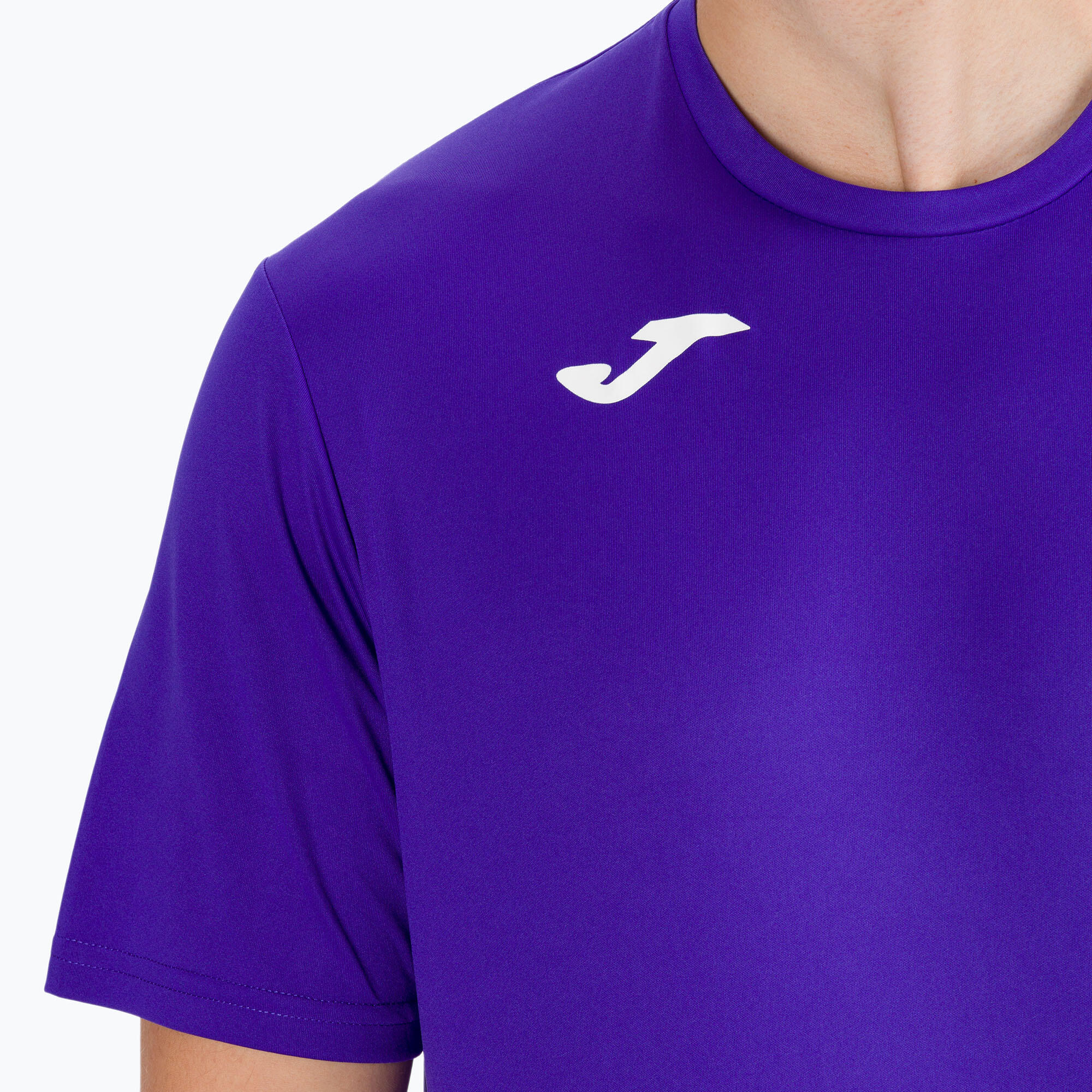 Maillot Manches Courtes Football Enfants Joma Combi Violet 4/7