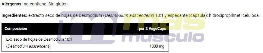 Desmodium - 60 vegecaps de VitoBest 3/3