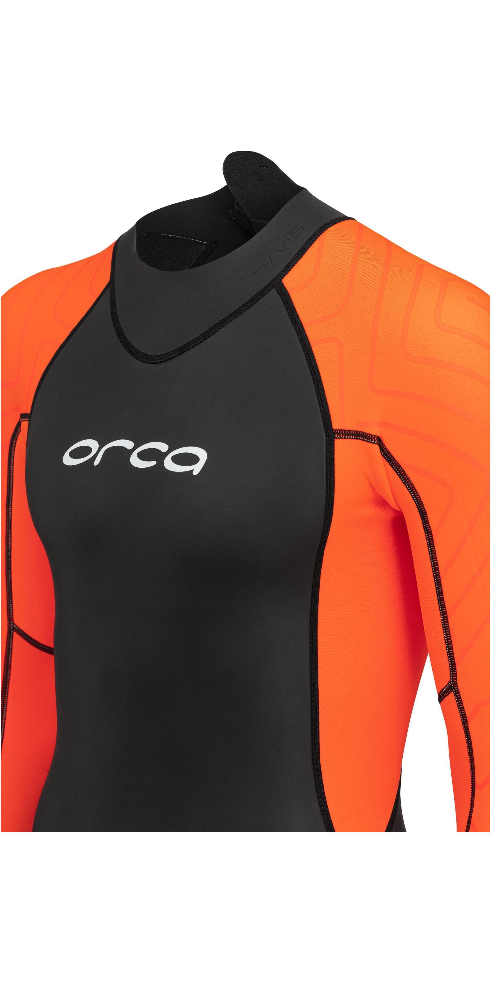 Freiwasser Neopren hohe Sichtbarkeit Herren - Vitalis Hi-Vis Wetsuit - orange 3/7