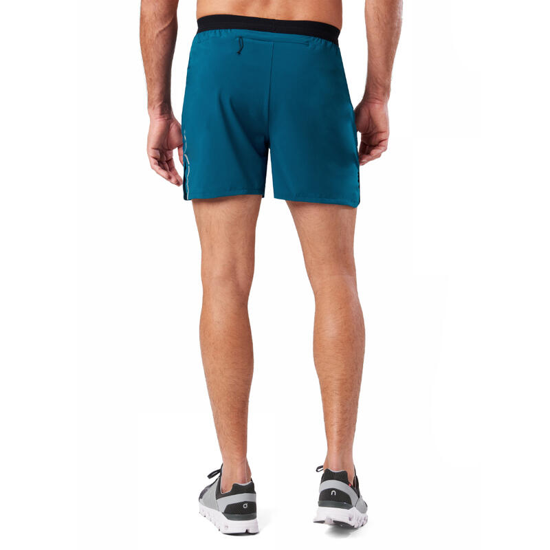 Short voor heren - Hardlopen - Front BLAUW