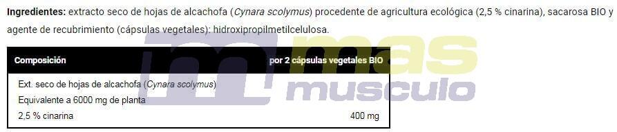 Organic artichoke - 45 capsules de VitoBest 4/4