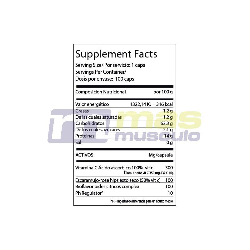 Vitamina C 1000mg - 100 Cápsulas BIG 4/4