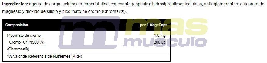 Chroompicolinaat - 50 plantaardige capsules VitoBest 4/4