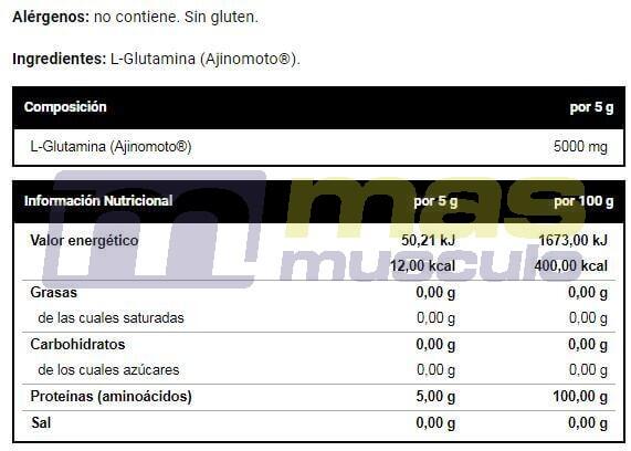 Glutamine 5000 - 200g VitoBest 4/4