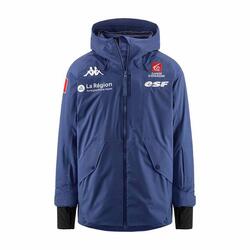 Manteau de ski manches longues adulte bleu