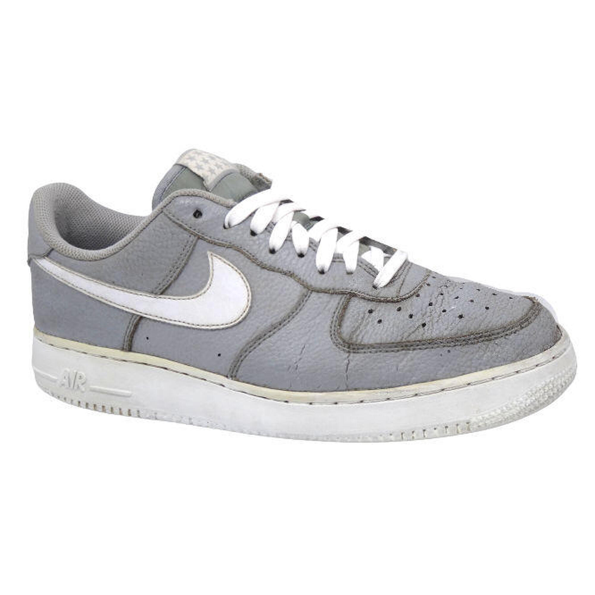 Nike - Reconditionné Air Force 1 - Nike Très Bon État - Baskets - Gris - 44 - Decathlon