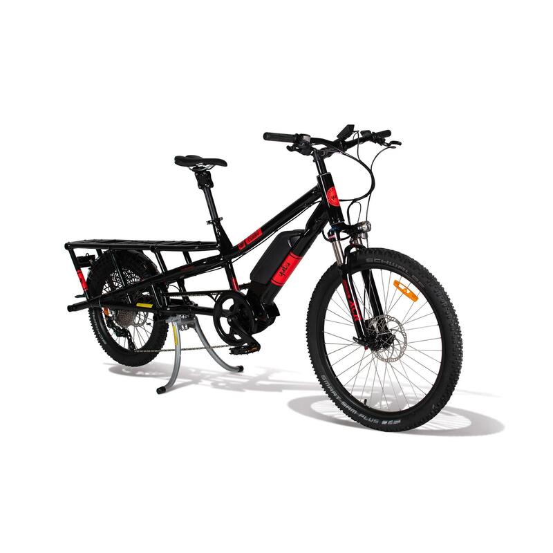 Bici cargo elettrica Yuba Spicy Curry All Terrain 250W nera