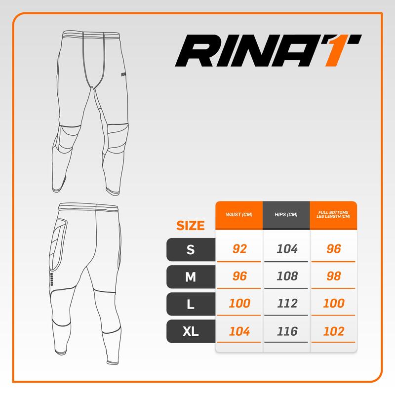 Pantaloni Da Portiere Adulto Rinat 3/4 Moya  Nero